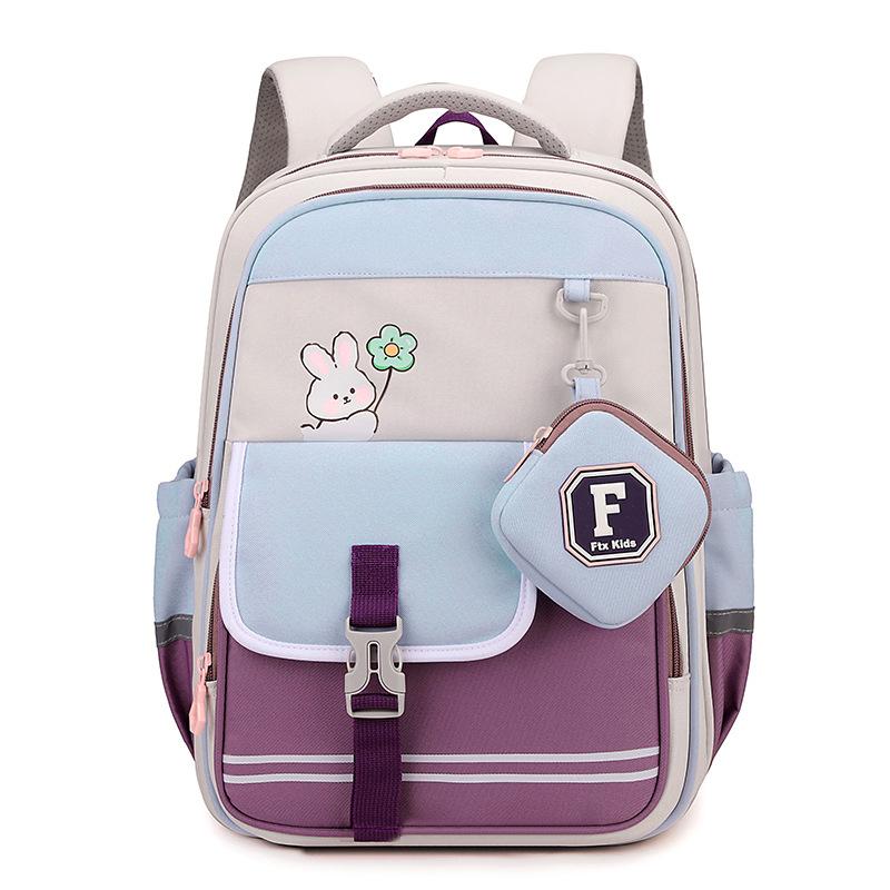 New Large-capacity Primary School School Bag, Fifth and Sixth Grade Boys and Girls Backpack, Lightweight and Simple Outdoor Leisure Backpack