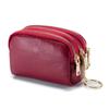 First layer cowhide change bag, mini cute ladies small wallet, multi-functional coin bag, zero + bag keychain.