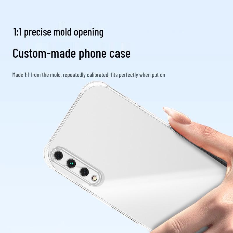 Honor Play 3 Clear TPU Anti-Drop Airbag Case - Simple Style, High-End Feel, Full Coverage