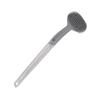 Toilet Brush Soft Bristle Plastic Curved Design Long Handle Bathroom Cleaning Scrubber Tool