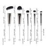 A52E Professional DIY Beaded Makeup Brushes Set Metal Handle Beadable Cosmetic Brush