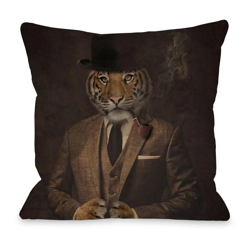 Home Decoration Sheep Rabbit Dog Cushion Cover Cute Animal Pillowcase Cartoon Sofa