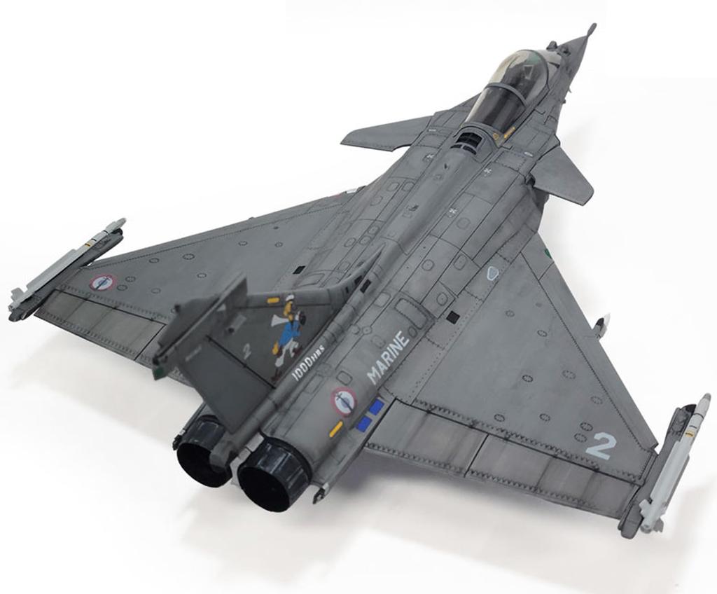Academy French Naval Air Force Rafale M Plastic Model Kit 12368 1/48 (Airplane)