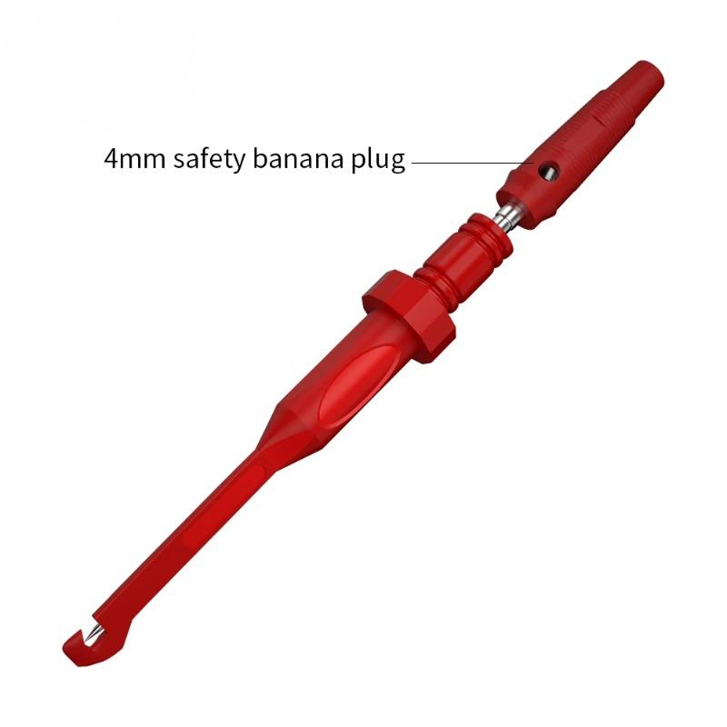 ABAG Cable Clips Piercing Test Clip 4Mm Banana Seat Heavy-Duty Insulation Piercing Probe Automotive Test Clip With Back Probe
