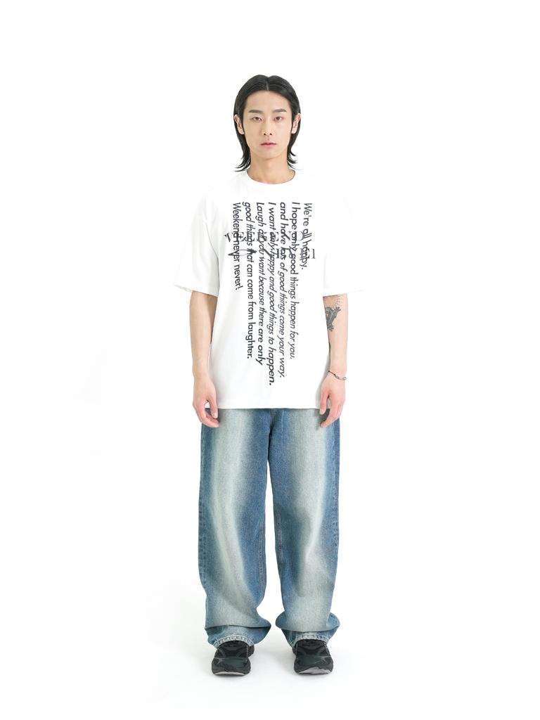GAINSBORO Weekend Never T-Shirt_White