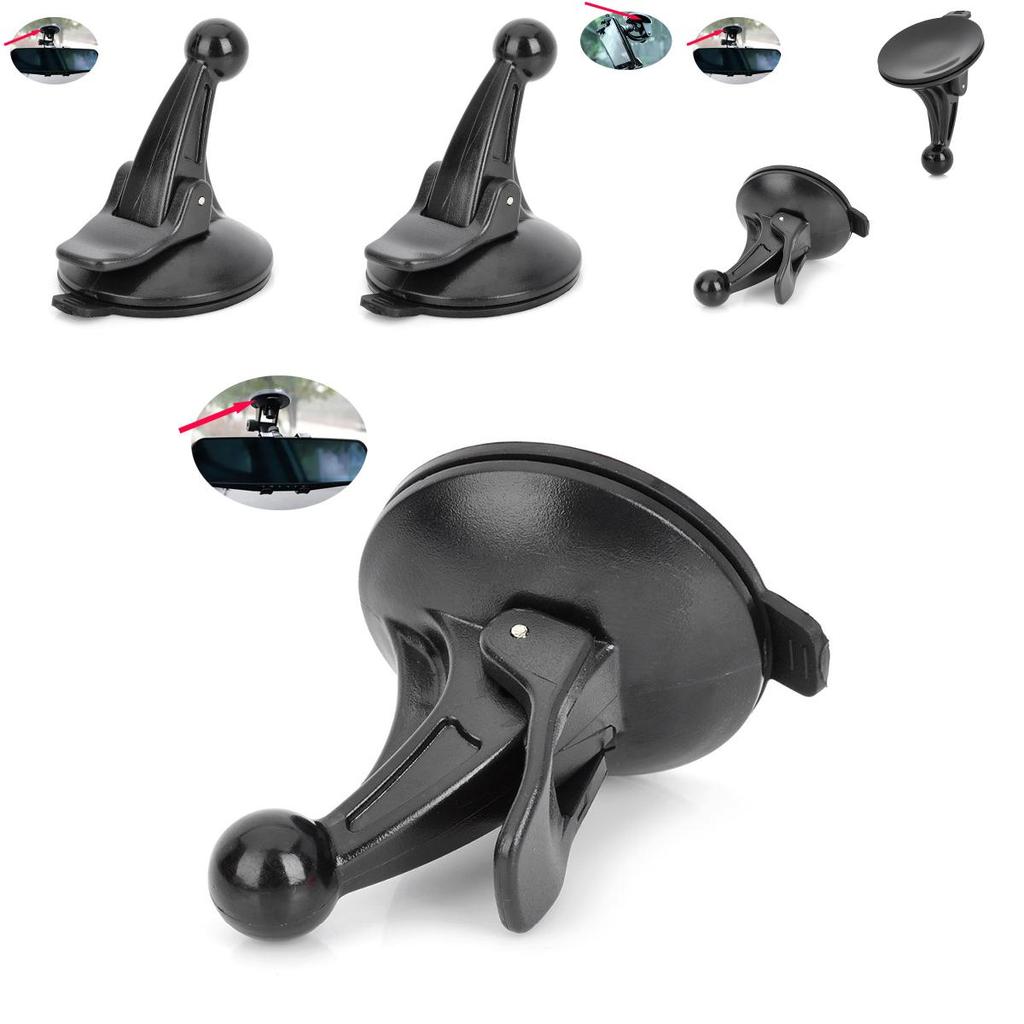 Schwarze Auto-Halterung Kunststoff-Halterung Für Navigationsgerät Saugnapf-Ständer 17mm Durchmesser Leicht Und Langlebig