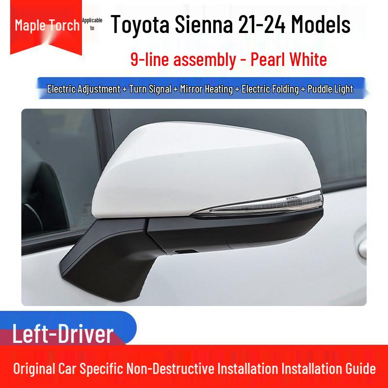 Compatible with Toyota Sienna 2021-2024 Rearview