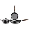 Royalstar Nitrided 3-Piece Cookware Set