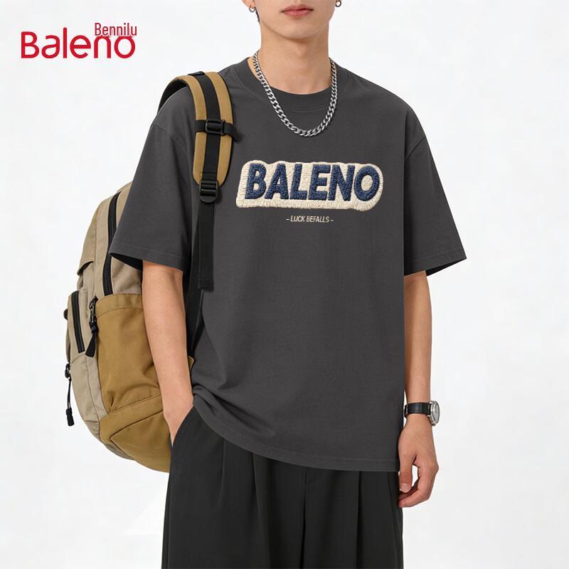 Baleno Men's Loose Fit Pure Cotton Short Sleeve T-Shirt