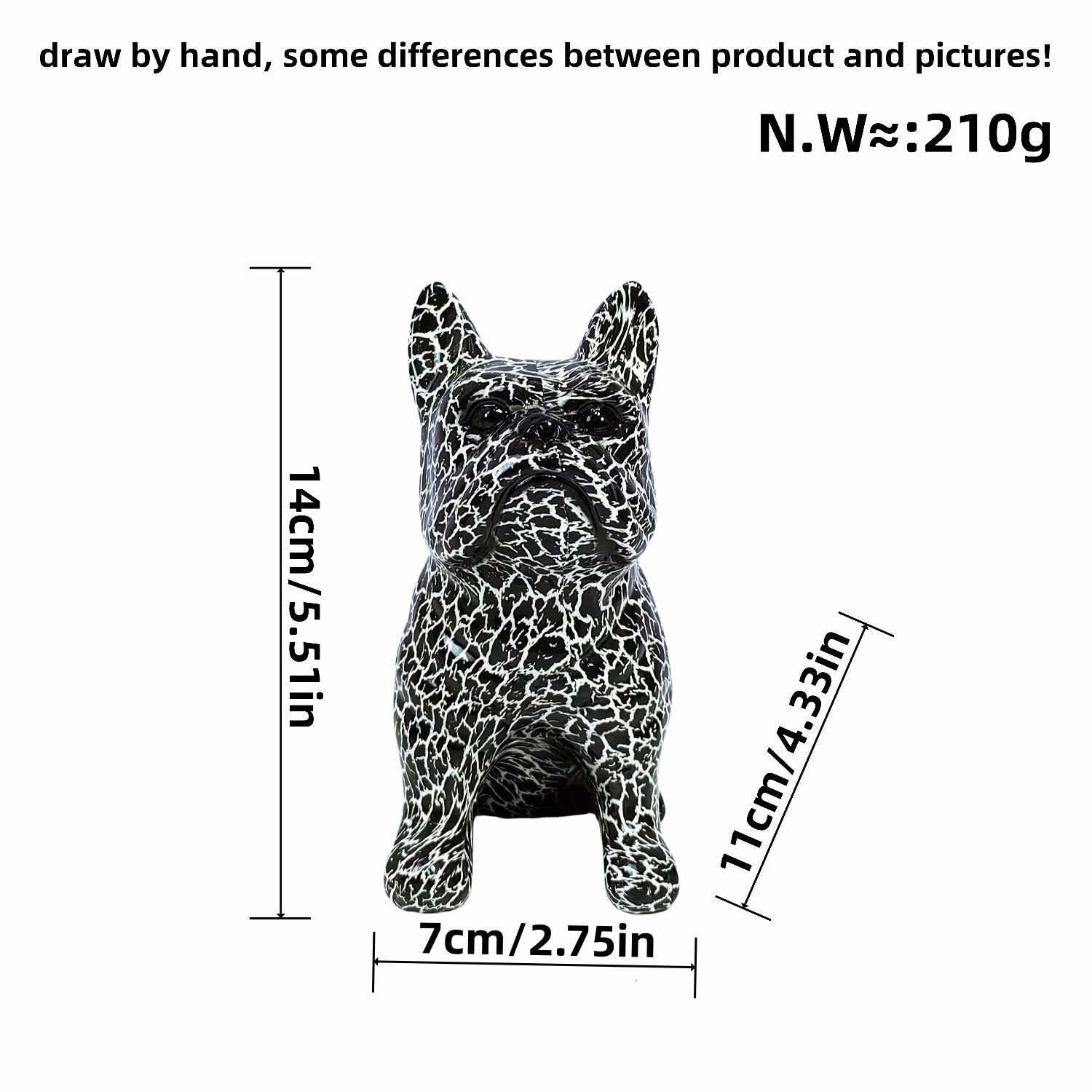 

Новые креативные красочные бульдоги, изделия из смолы, украшения для дома, гостиной, прихожей, винного шкафа, предметы декора