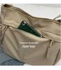 2025 Spring/Summer Versatile Large Capacity Korean Style Tote Bag for Women - Casual and Stylish Cloth Bag for Students