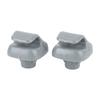 2pcs Sun Visor Retainer Clips 88217S01A01ZA Interior Sun Visor Hook Replacement for Element 2003 2005 Gray