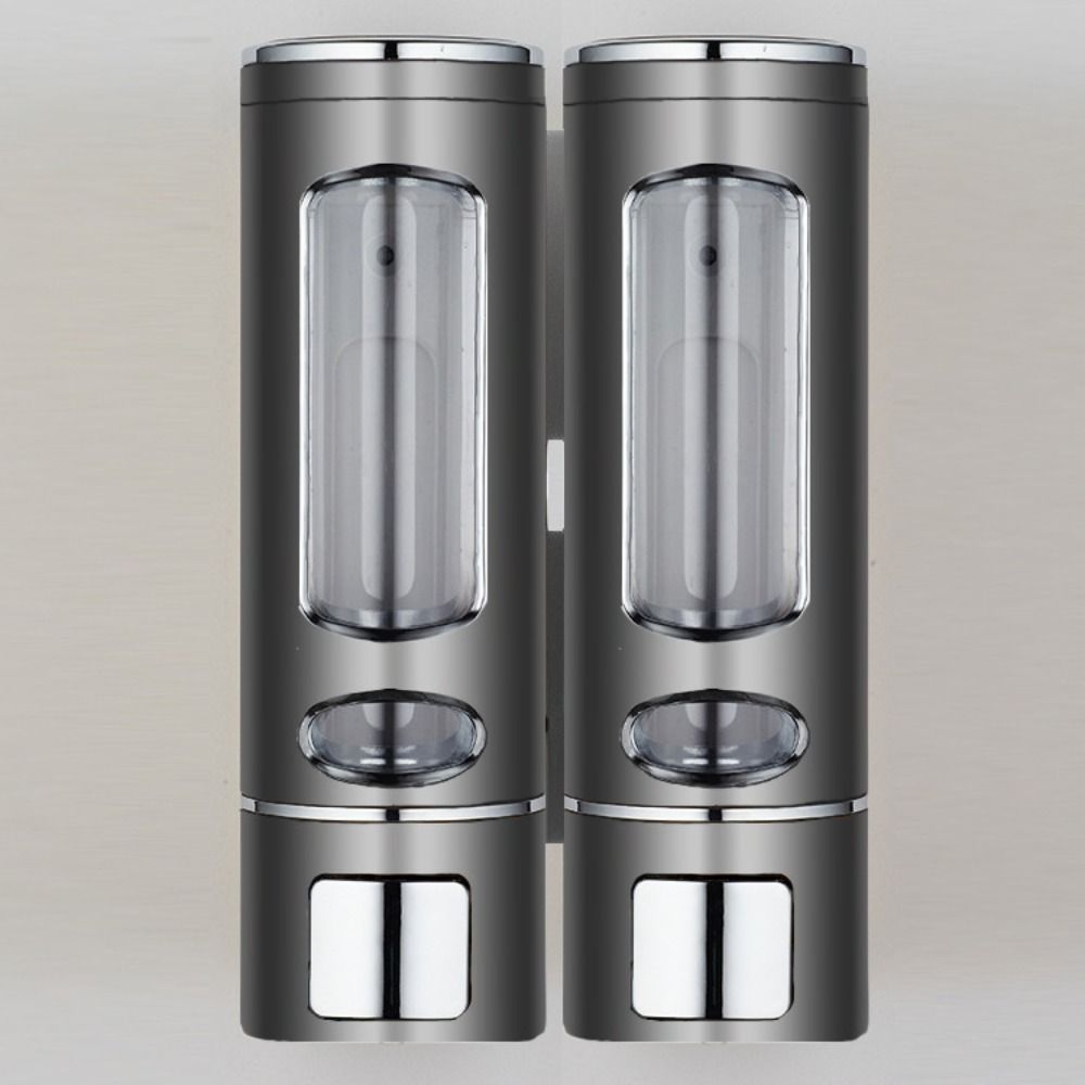Wall-Mount Soap Dispenser 2/3 Head Hand Soap Press Bottle Easy To Install Hand Sanitizer Jar  Home
