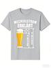Beer Mug for Adults and Children Used To Explain AC Retro Industrial Style Fun Pure Cotton Versatile Tshirt