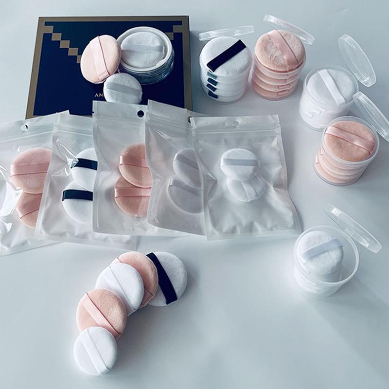 Velvet Powder Foundation Puff, professionelle, runde Form, tragbar, weich, Kosmetik-Puff, Make-up-Grundlage, Schwamm, Beauty-Tool