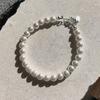 KIETIMOOR White Pearl Bracelet 6mm (Silver925) White Pearl Bracelet Silver