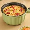 2.0L Electric Cooking Multifunctional 600W Portable Long Handle Hot Pot Noodle Cooker for Dormitory Travel Home