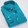 Men's Slim-Fit Corduroy Long-Sleeve Shirt - All-Match Business Casual for Spring & Autumn