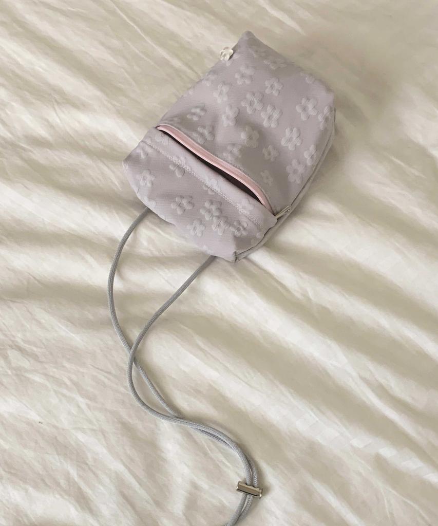 Keike Mini Pocket Bag - Grey Flower