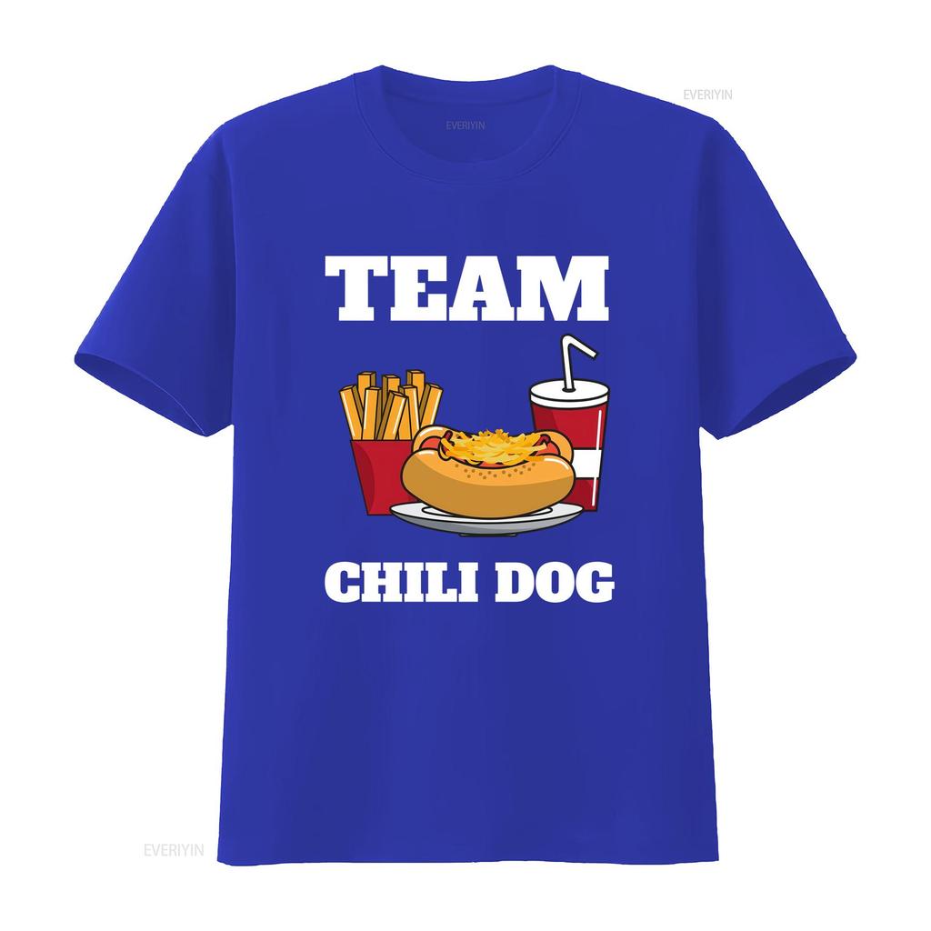 Chili Dog And Hot Unisex Con Carne Foodtruck T shirt vintage Washed Comfortable fashion homme Soft Stylish Slightly graphic Unisex