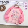 2025 Girls' Cartoon Sweatshirt - Spring/Autumn Round Neck Long Sleeve Top