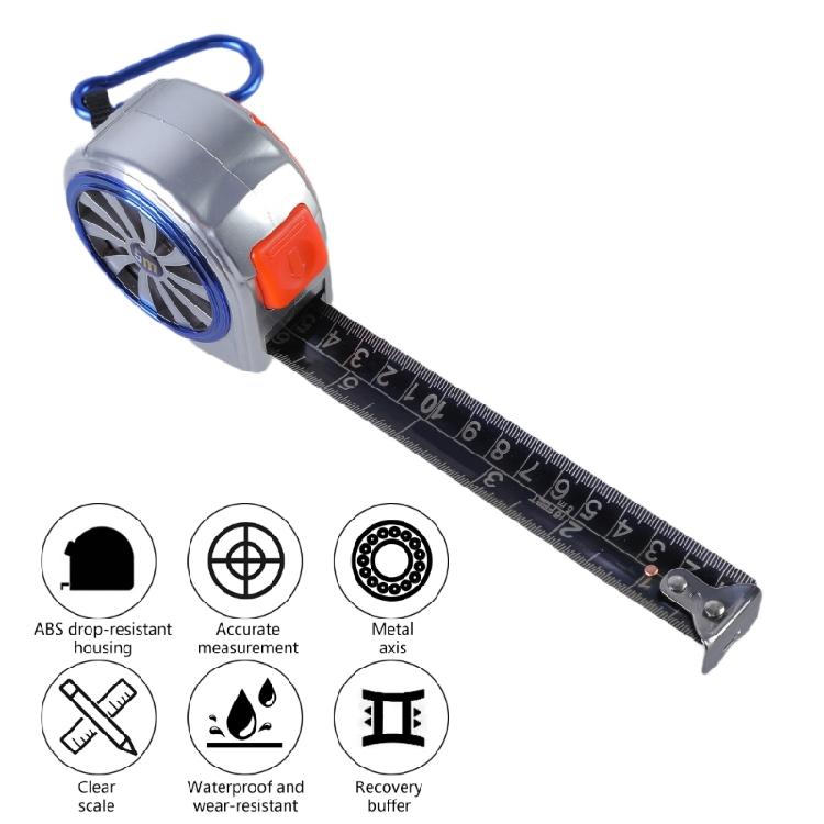 Self Locking Tape Measure with Steel Construction Multifunction  Tape Measuring Tool for Easy Carrying & Accurate Readings