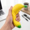 Banana Shaped Stress Relief Toy Slow Rebound Soft Foam Squeeze Toy Durable Lightweight Sensory Fidget for Adults and Kids