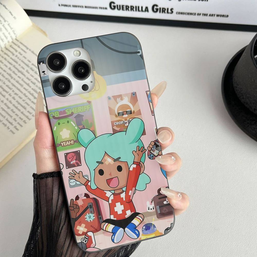 Toca Boca Toca Life World Phone Case For IPhone 17 16 15 11 12 13 14 Pro Max Soft Corrugated Silicone Cover Case