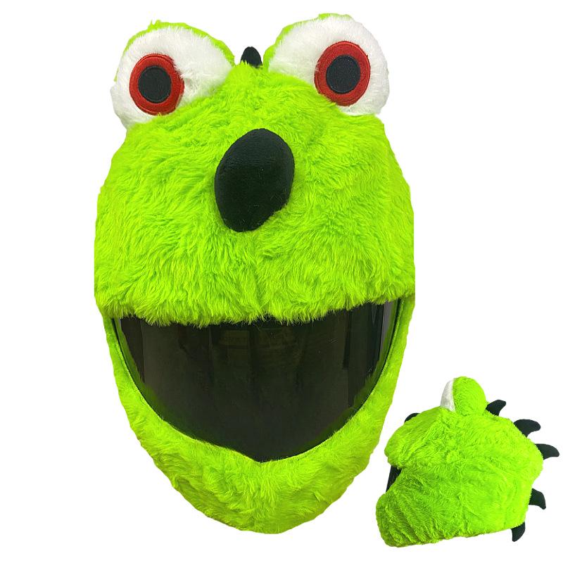 Motorcycle Helmet Decoration: Cartoon Rabbit, Toothless, Pumpkin Head Covers