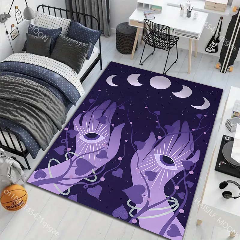 17 Styles Witchy Eye Painting Carpet for Living Room Bedroom Sofa Doormat Decor Sofa Table Area Rug Non-slip Floor Mat