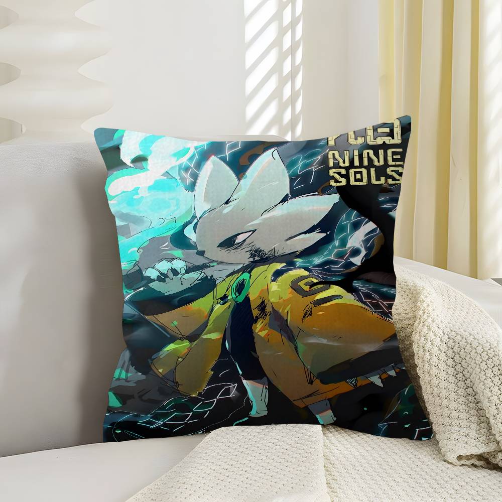 Game Nine Sols Cushion Cover Polyester Sofa Cushions Decorative Throw Pillows Home Decoration Pillowcover