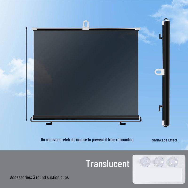 Einziehbare Auto-Sonnenblende mit Saugnäpfen - Automatischer Rollo für die Frontscheibe