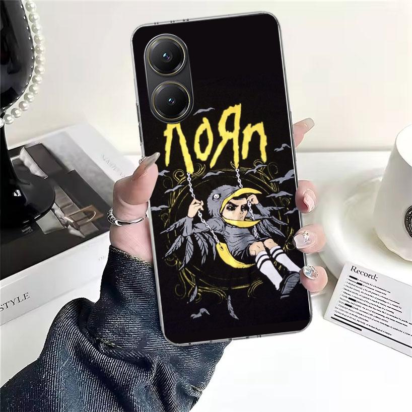 K-Korn Rock Band Soft Phone Case For Xiaomi Redmi 15C 15 13C 13 Poco X5 X6 X7 F7 Ultra M7 12C 12 10 10C 9C 9A 9T 9 Fundas Poco X