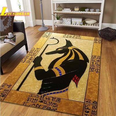 Egyptian Element Carpet Decorative Carpet Household Anti-Slip Mat Children's Room Crawling Mat Yoga Mat Car Mat Picnic Mat