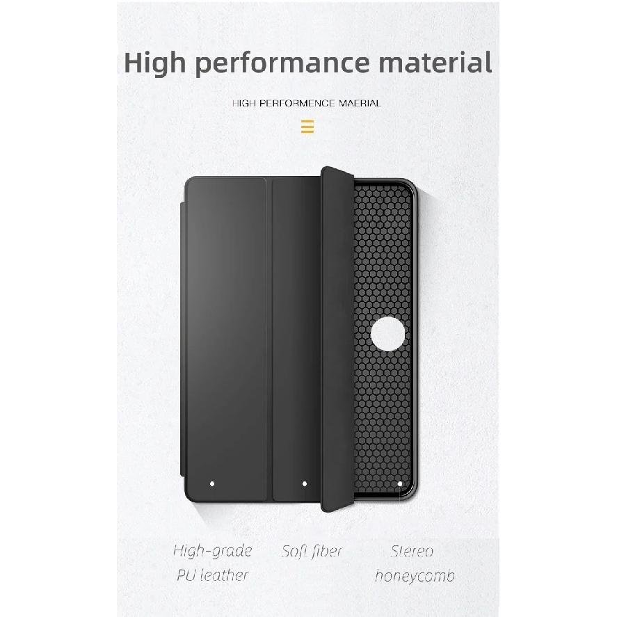 For Huawei Honor Pad 9 Case 2024 HEY2-W09 HEY2-W19 12.1 Inch Magnetic Trifold PU Leaher Soft Back Stand Tablet Cover Funda Coque