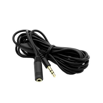 3Meter Computer Microphone Extension Cord 3.5mm Male To 3.5mm Female Microphone Cables with Volume Control