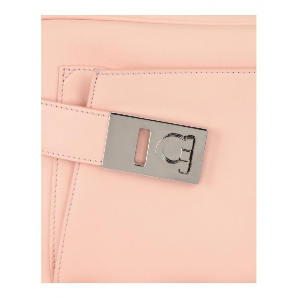 Salvatore Ferragamo Small Archive Camera Case Crossbody Bag Light Pink