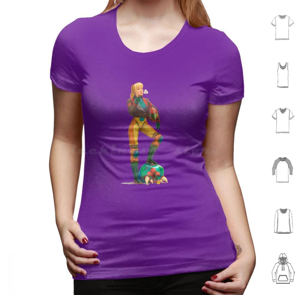 Metroid T-Shirt Herren Damen Kinder   Samus Metroid Spiel Videospiel Retro Zähes Küken Samus Aran Damen Stark Dread Weltraum-Pirat