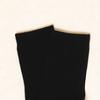 DaiSo Men S Ribbed Mid Thigh SockS Black 4 pairS