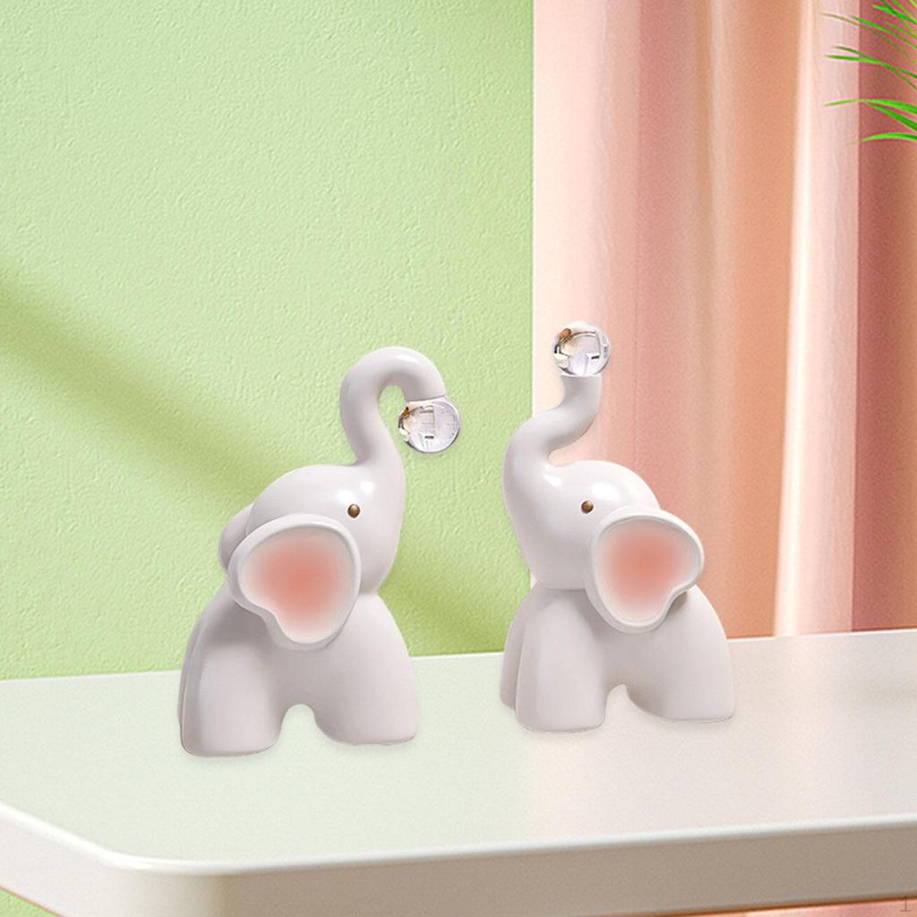 Desktop Figurine Elephant Sculpture for Walkways Grounds Decor