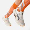 Li Ning Cushioning Slip Resistant Abrasion Resistant Low Top Running Shoes Men's White Black Orange ARZU005-3