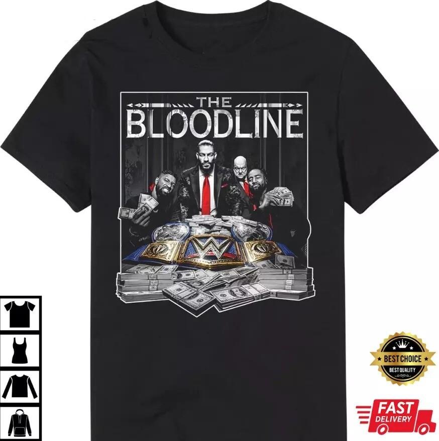 Роман Рейнс WWE The Bloodline Лучшая футболка Унисекс футболка L