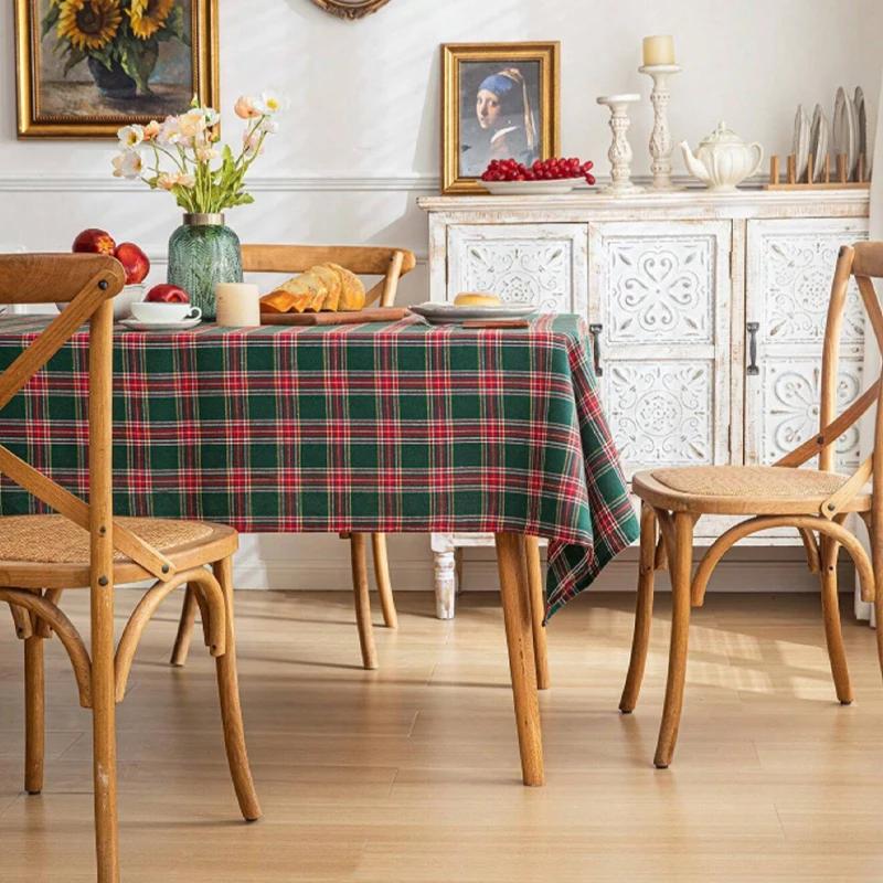 Checkered Tablecloth, Suitable For Holiday Parties, Banquets, Restaurants, Kitchen Decoration Disposable table cloth Table top