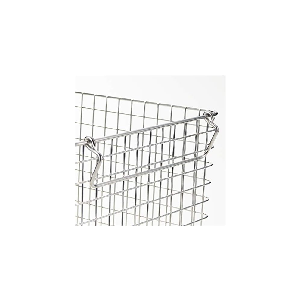 MUJI Drahtkorb aus Edelstahl 5, ca.. B37 x T26 x H24cm, 44831502 (Basketball)