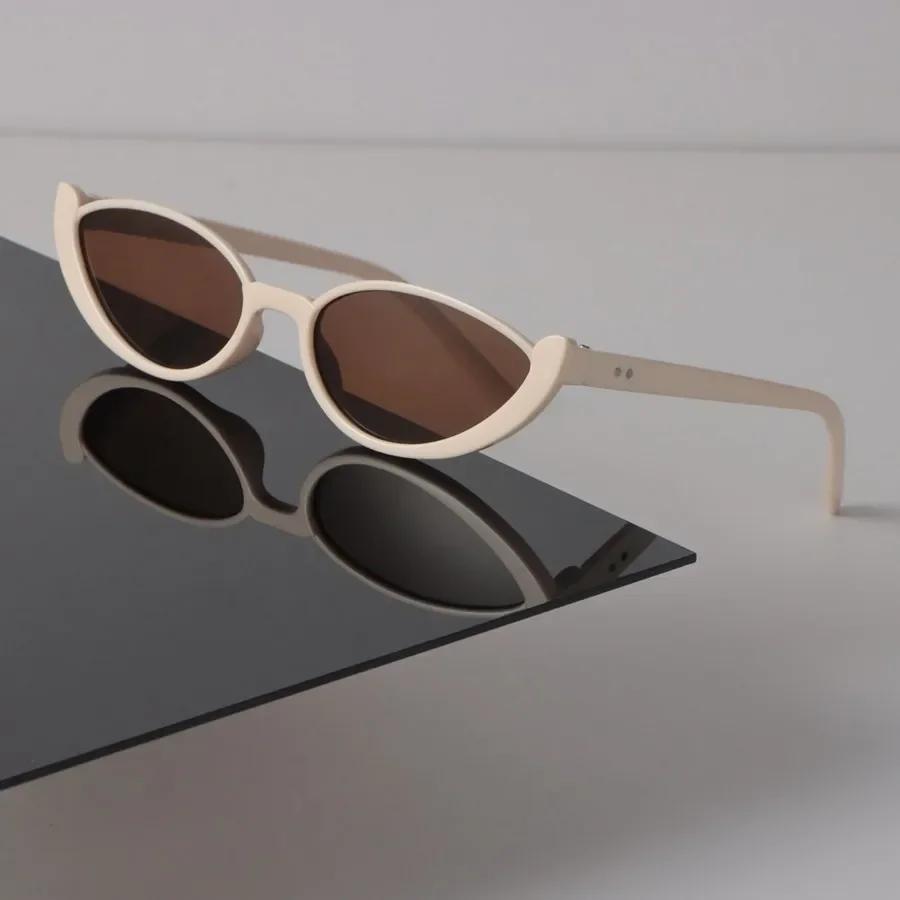 Luxury Mirror Cat Eye Sunglasses Women Men Designer Sun Glasses Retro Female Male Casual Colors