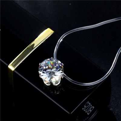 Meerjungfrauen-Träne Transparent Unsichtbare Angelschnur Choker-Halskette