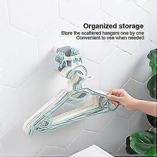Self-adhesive Hooks, Coat Racks, Coat Racks, U-shaped Folding Clothes Rack, Double Row, Wall Storage Hooks.