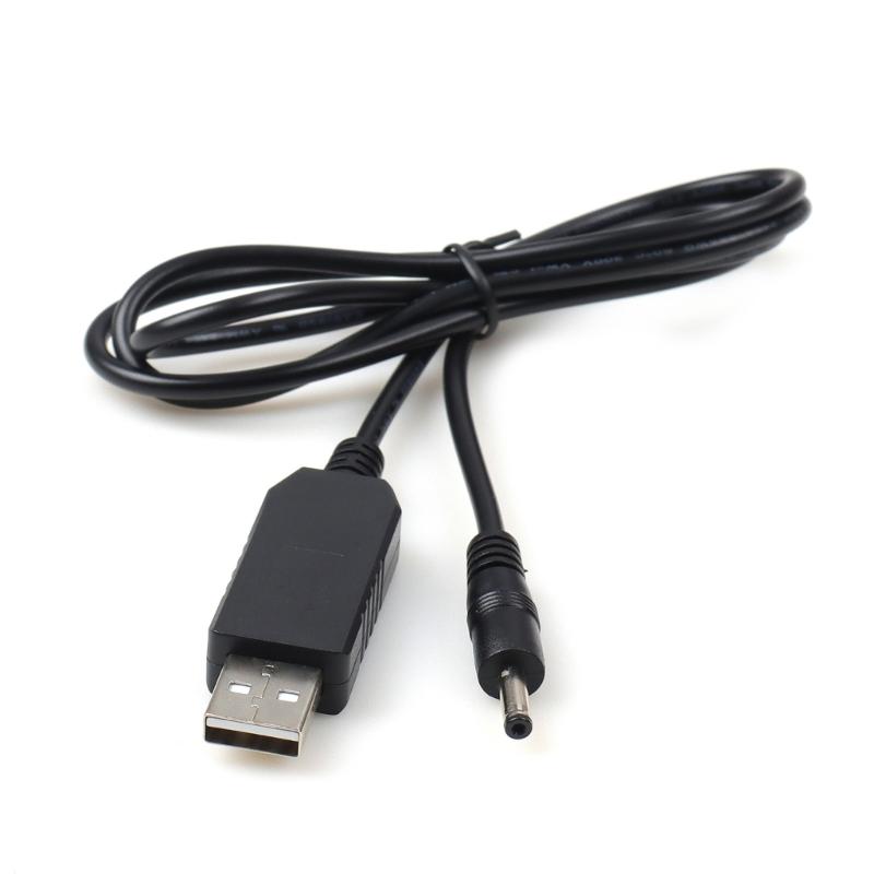 5V USB To 12V DC35135 Barrels Plugs Charging Cord DC3.5x1.35mm Connectors Compatible for LED Lights And Speakers