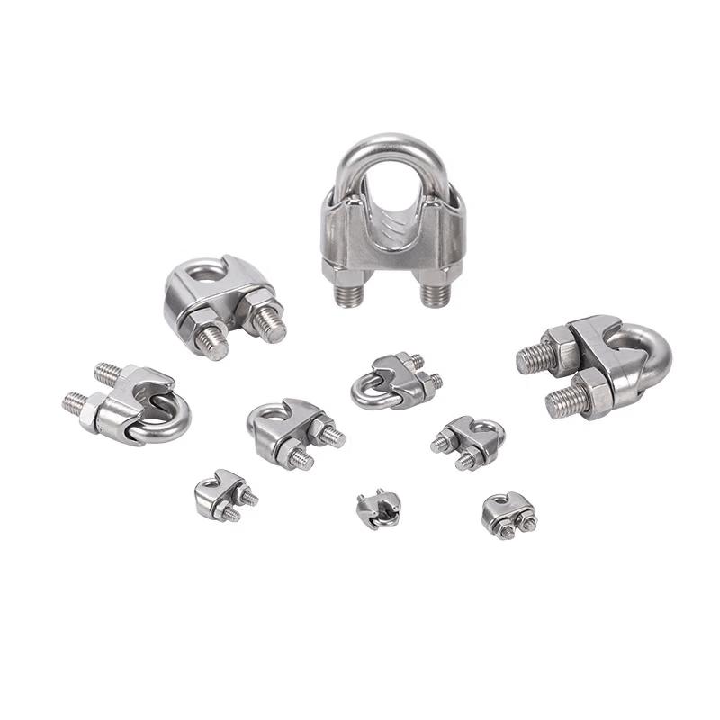 Shourunheng 304 Stainless Steel Wire Rope U-Clamp