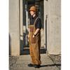 American Retro Khaki Unisex Workwear Overalls - 2025 Trendy Japanese Style Loose Straight-Leg Pants